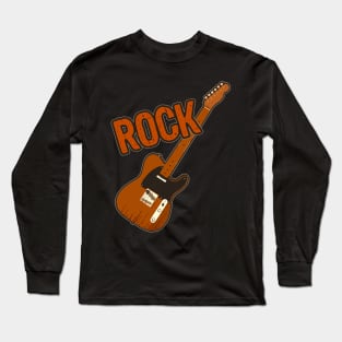 Vintage Guitar Long Sleeve T-Shirt